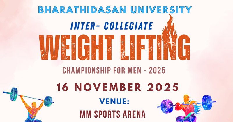 Inter-Collegiate Weight Lifting Championship for Men 2025