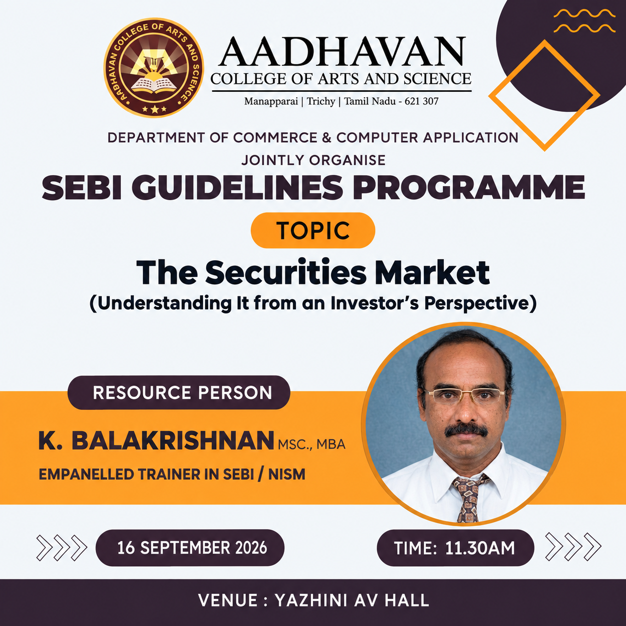 SEBI Guidelines Programme